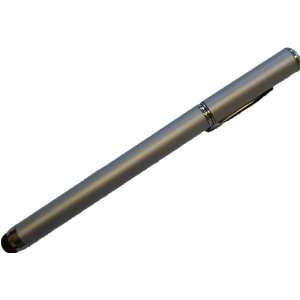    SILVER Totally Tablet Silver iPad Stylus with built in ballpoint pen