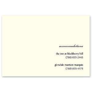  Ivory Accommodations Card by Checkerboard