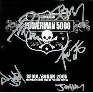  Seoul/Busan 2005   Autographed Powerman 5000 Music