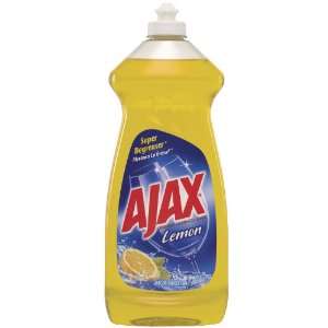 Ajax CPC 44611 Lemon Scent Original Dishwash Liquid Bottle (Case of 9 