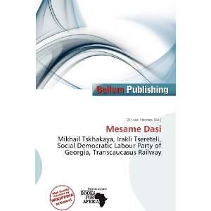  Mesame Dasi (9786200835031) Othniel Hermes Books