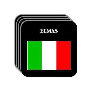  Italy   ELMAS Set of 4 Mini Mousepad Coasters 