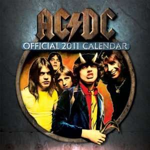  2011 Music Rock Calendars AC/DC   12 Month Official Music 