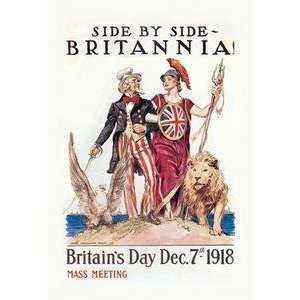    Vintage Art Side by Side   Britannia   00155 0