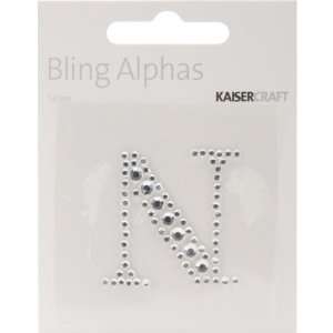    Kaisercraft Silver N Bling Alphas Letter Arts, Crafts & Sewing