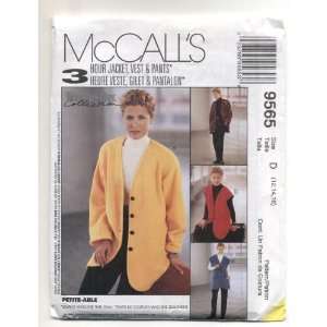  McCalls Three Hour Vest and Pants Sewing Pattern #9565 
