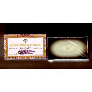   Lavender Single Soap Bar 10.5 Oz From Italy In a Lovely Decorative Box