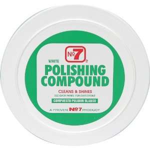  No.7 07610 White Plastic Polishing Compound   10 oz 
