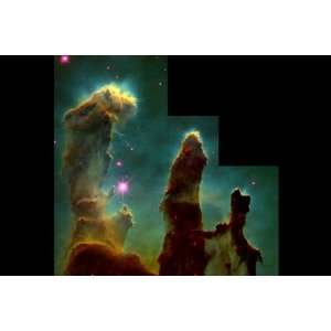 Hubble Space Telescope Astronomy Poster Print   Star forming Gas 