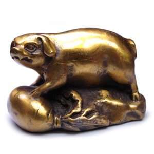  Brass Horoscope Animal The Pig 