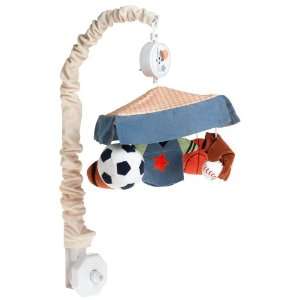  Lambs & Ivy Sports USA Musical Mobile Baby
