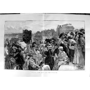  1887 Punch And Judy Puppet Show At Seaside Children