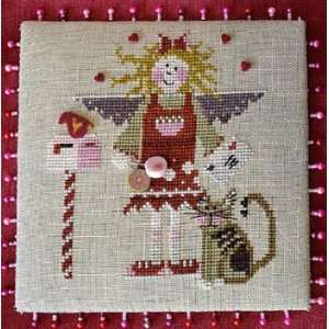  Februarys Angel   Cross Stitch Pattern Arts, Crafts 