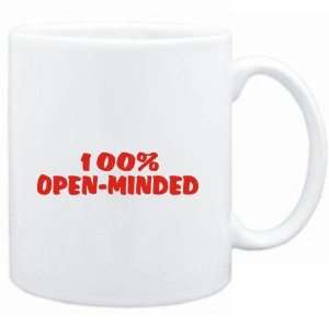  Mug White  100% open minded  Adjetives Sports 