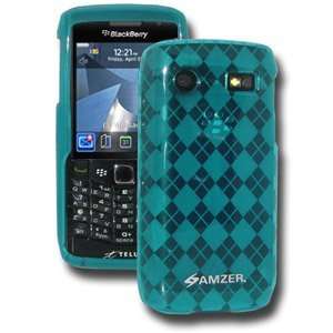   Case Blue For Blackberry Pearl 9100 9105 Grip Traction Angled Surfaces