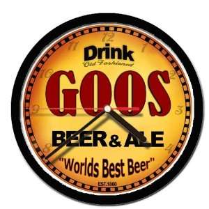  GOOS beer and ale cerveza wall clock 