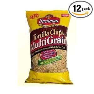 Bachman Multigrain Tortilla Chips, 10.0 Oz Bags (Pack of 12)