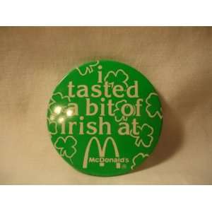  MCDONALDS IRISH PIN 