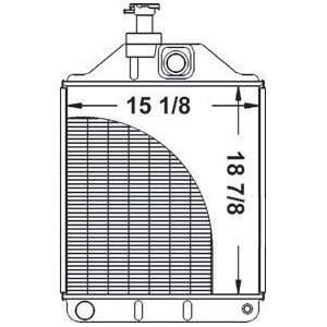    New Radiator 885579M93 Fits MF 1085, 165 (UK) 