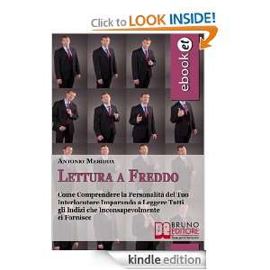 Lettura a Freddo (Italian Edition) Antonio Meridda  