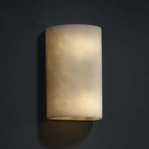 Justice Design CLD 1265, Clouds No Metal Glass Wall Sconce Lighting, 2 
