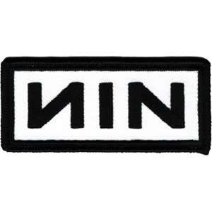  Nine Inch Nails NIN B/W Logo New Iron On Patch p3011 Arts 