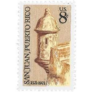  #1437   1971 8c San Juan Postage Stamp Numbered Plate 