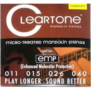  Cleartone Mandolin Phosphor Bronze Strings Medium Musical 
