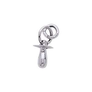  Rembrandt Charms Pacifier Charm, Sterling Silver Jewelry