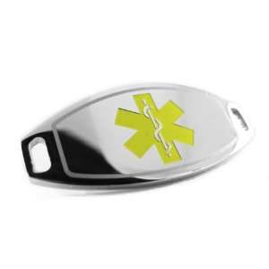 Pre Engraved   Lap Band Medical Alert ID Tag, Attachable to Bracelet 