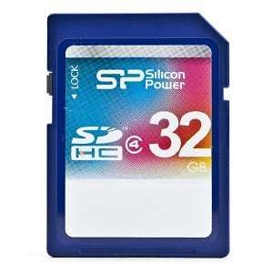  Silicon Power 32GB Class 4 SDHC Memory Card Electronics