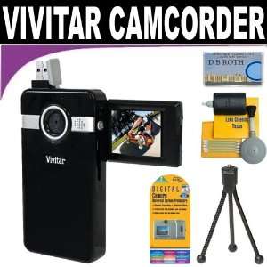  Vivitar DVR410 180 Degree Screen Turn Digital Camcorder 