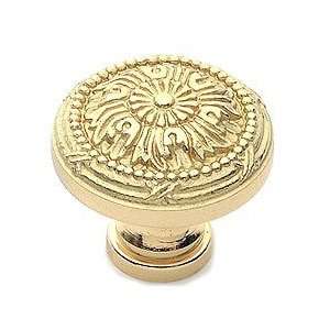  St. georges collection polished brass knob 1 1/4 (32mm 