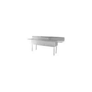  Jimex SS3 18N 3 Tub 18 x 18 x 12 D Stainless Steel Sink 