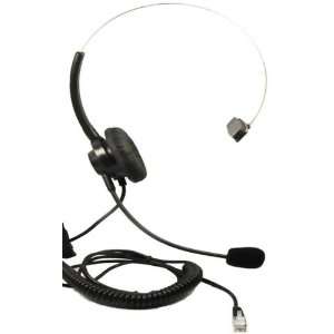 Call Center Headset Headphones + Adjustable Volume + Mute Control For 