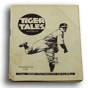  Detroit Tigers 1934 Tiger Tales Original Pamphlet 