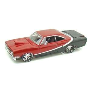  1970 Plymouth GTX 1/25 Red/Black Toys & Games