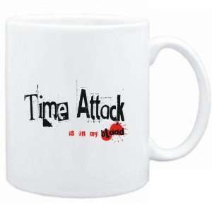  Mug White  Time Attack IS IN MY BLOOD  Sports Sports 