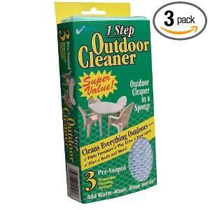  1 Step Outdoor Cleaner 3ct with Mesh Sleeve   Just add 