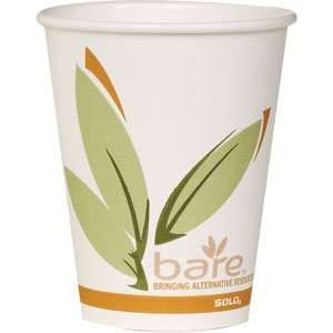  Solo BARE PLA Fully Compostable Hot Cup16 oz 1000ct 