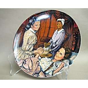  Gone with the Wind Melanie Gives Birth Plate Kitchen 
