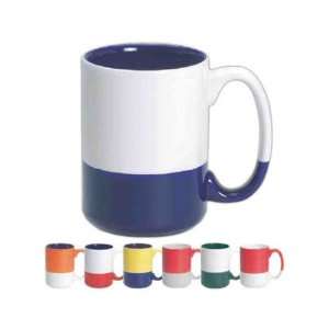 Green Interior / White and Green Exterior   Dual colored mug and 