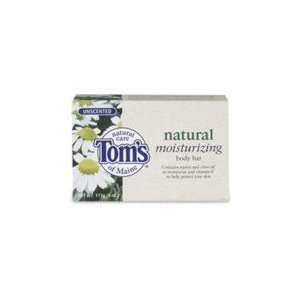 Toms Of Maine Moisturizing Body Bar Soap Unscented 4oz 