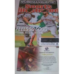 Brian Wilson Signed World Champ SF Giants SI Sports Illustrated 