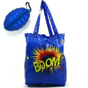  Blue / Reusable Trendy Fashion shopping Tote Bag 