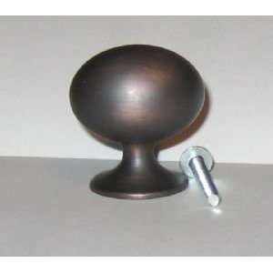  Oil Rubbed bronze Egg Shaped Cabinet Knob