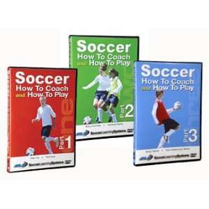  How To Coach Play Soccer Training Videos Dvds SET OF ALL 3 