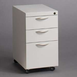  Mobile Pedestal with Two Box Drawers and One File Drawer 