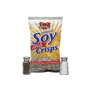  Low Fat Soy Crisps Salt & Pepper   24 x 1.3 oz. Bags 