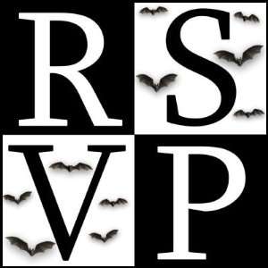  RSVP Postage Stamp   Halloween